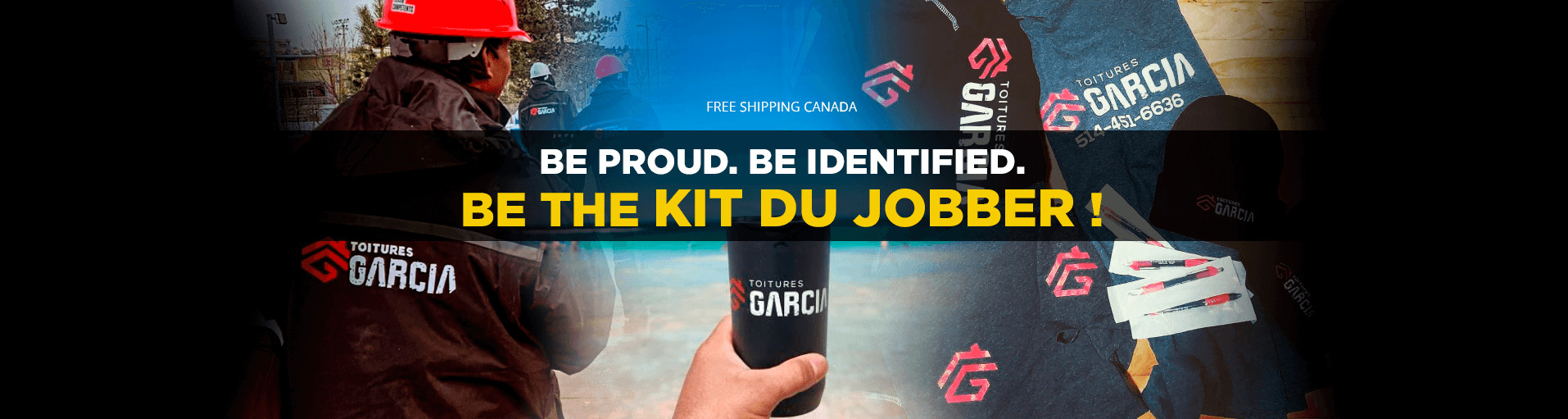 BE PROUD, BE IDENTIFIED, BE KIT DU JOBBER