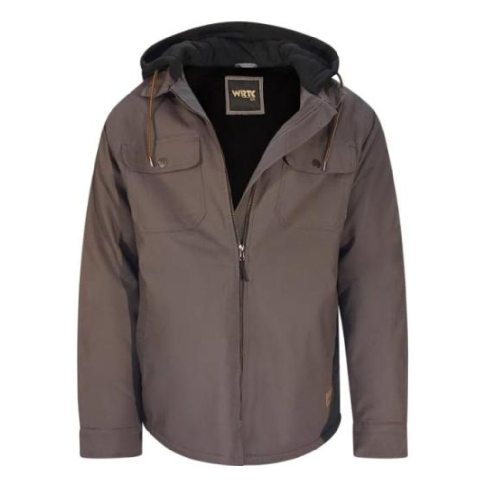 VESTE DE TRAVAIL AVEC DOUBLURE ET CAPUCHE EN SHERPA