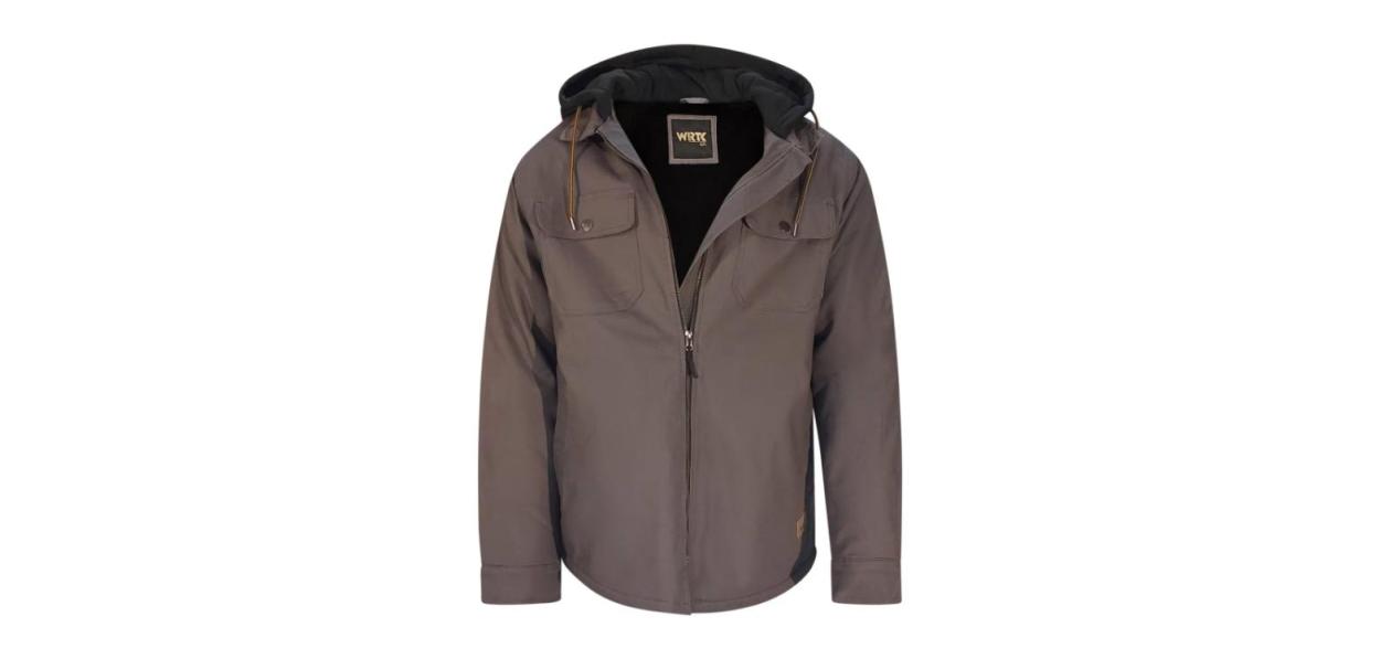 VESTE DE TRAVAIL AVEC DOUBLURE ET CAPUCHE EN SHERPA
