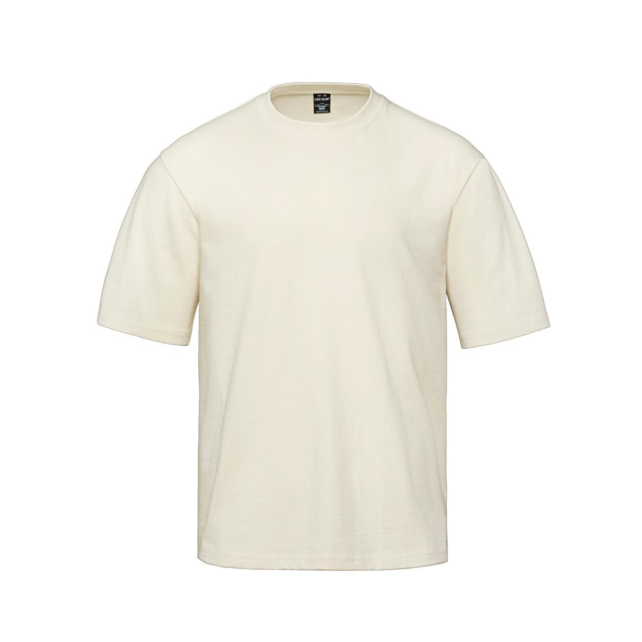 T-Shirt à Emmanchure Basse en Coton Épais