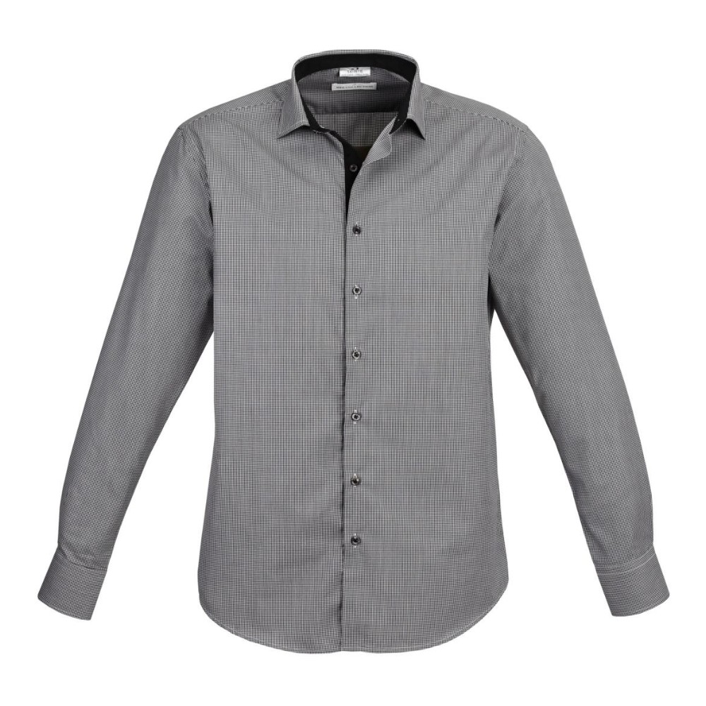 CHEMISE À CARREAUX MANCHES LONGUES POUR HOMME EDGE